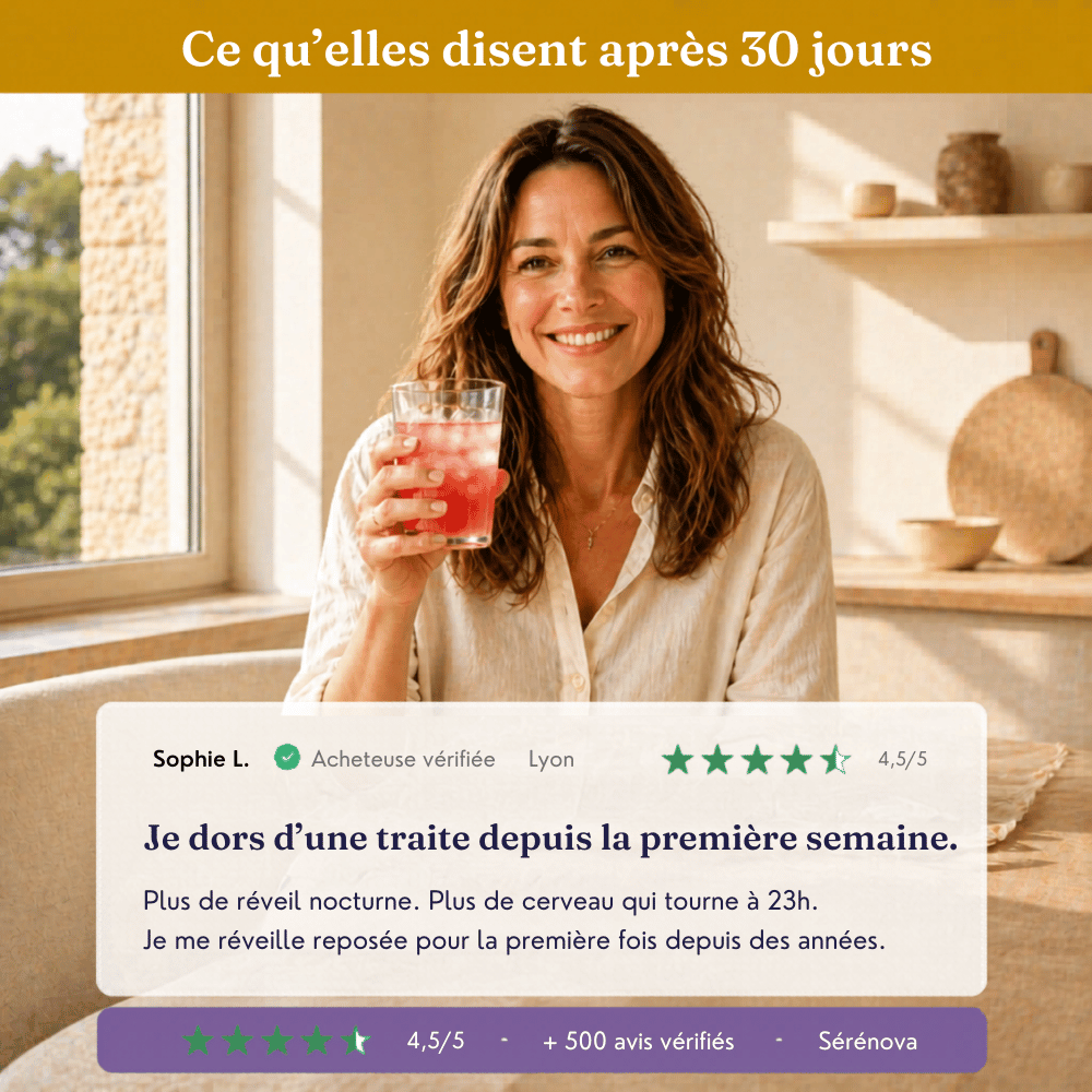 Ventre plat, tête calme, nuits complètes. Sans régime, sans médicament